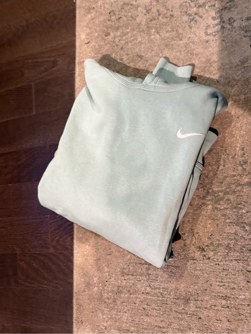 Nike Light Sage Crewneck Sweatshirt - Embroidered Swoosh. Zipup worn twice